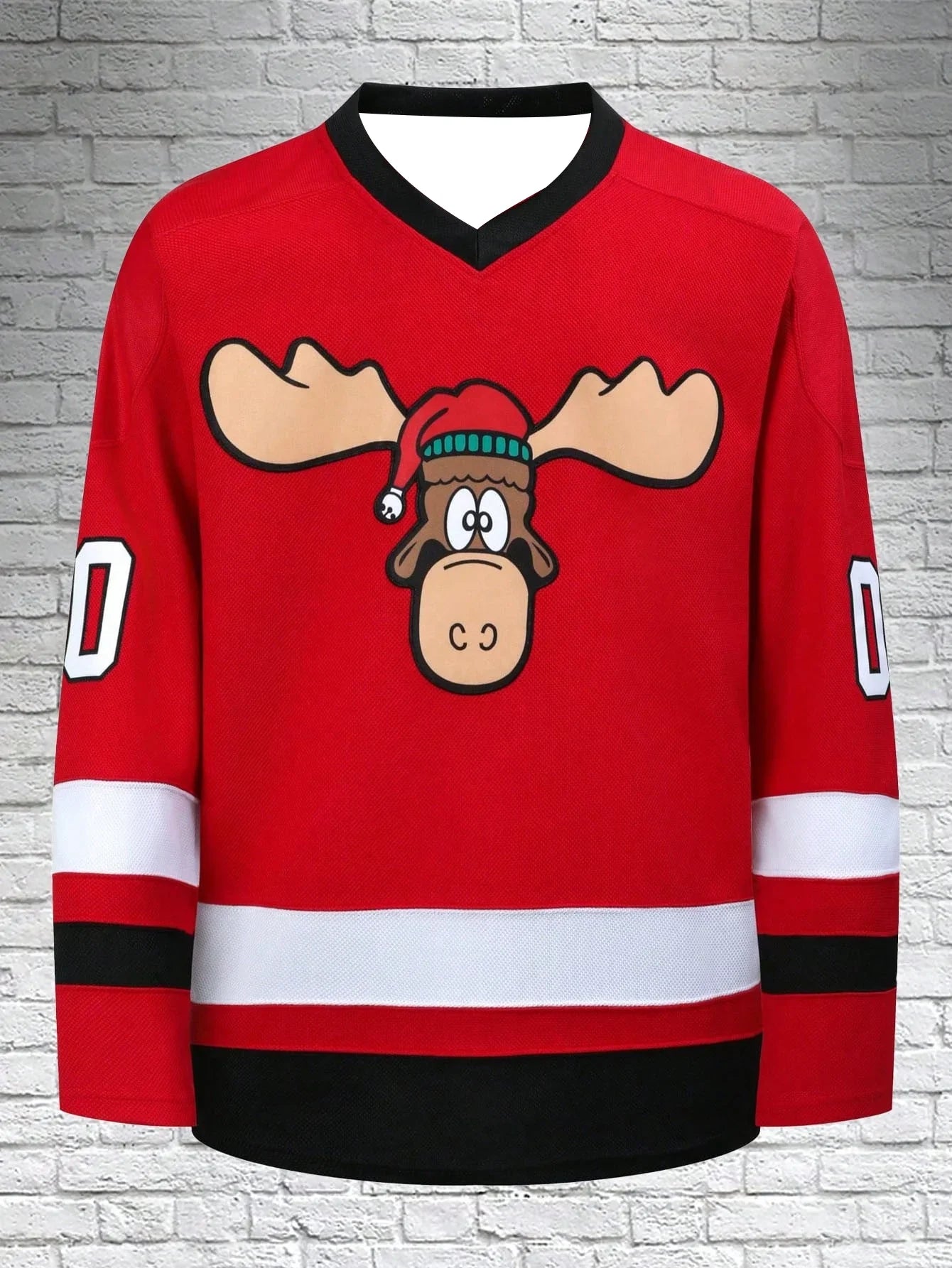 Hockey Jersey  Captain “C” Patch Long-Sleeve 3D HD Print Pullover | Unisex Fan Apparel