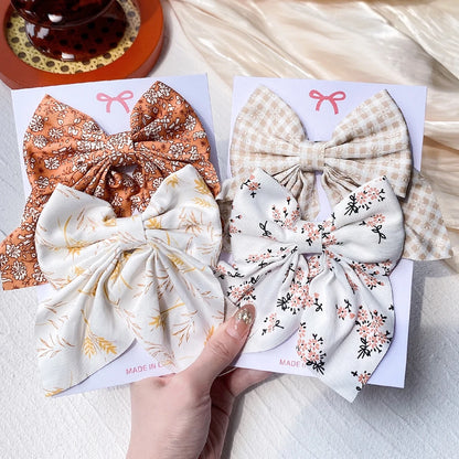 2-Piece Bowknot Hair Clip Set for Women &amp; Girls