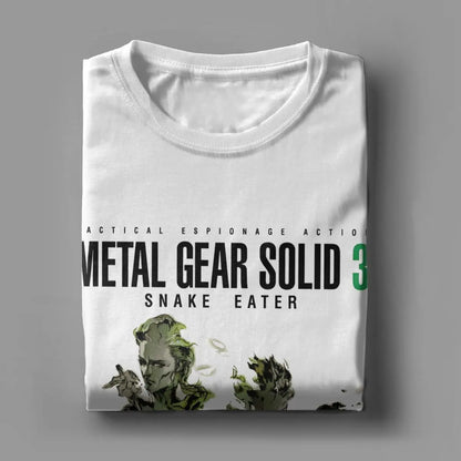 Metal Gear Solid 3 Snake &amp; Raiden Graphic T-Shirt | Cotton Casual Game Tee