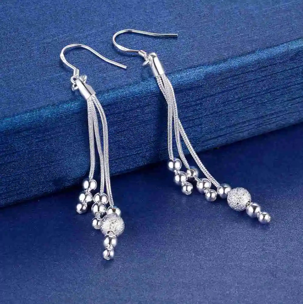 Sterling Silver Heart Stud Earrings for Women