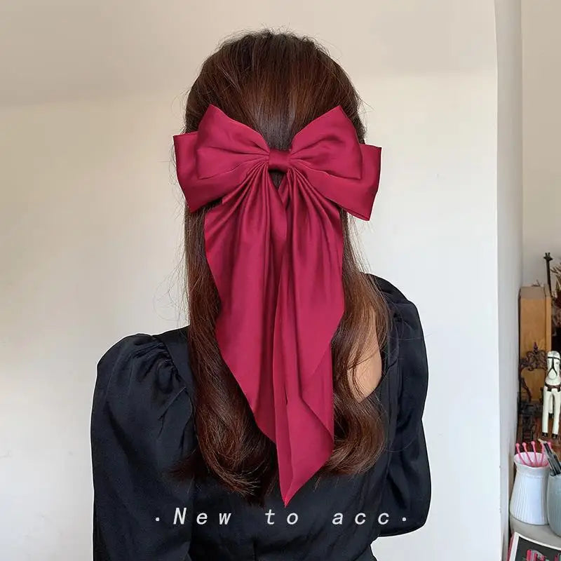 Elegant Bow Ribbon Hair Clip