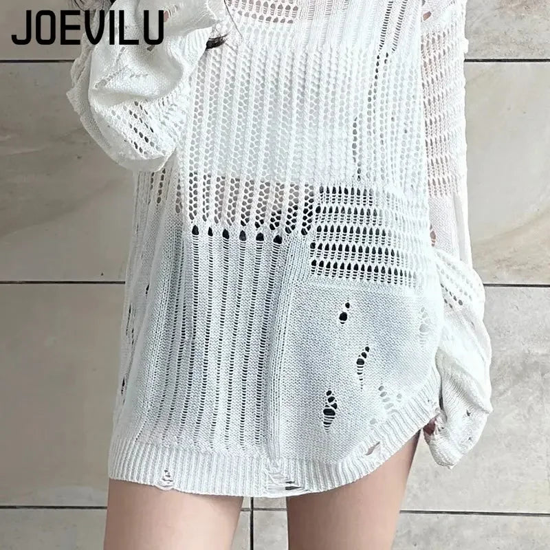 Women’s Summer Loose Long Sleeve Korean Sweater Top