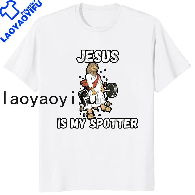 Retro Vintage Jesus Christ Gym T Shirts Men Pure Christian Faith Tee Top Short Sleeved Funny Printed Graphic Tshirt Gift