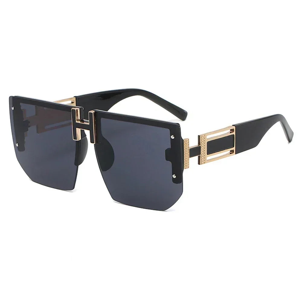 Rimless Square Sunglasses for Women
