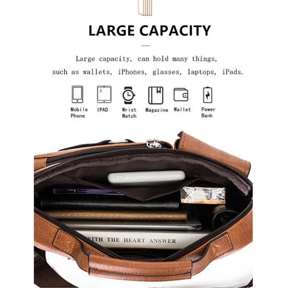 JEEP BULUO Multi-function Business Handbags for Men