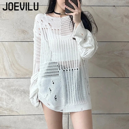 Women’s Summer Loose Long Sleeve Korean Sweater Top