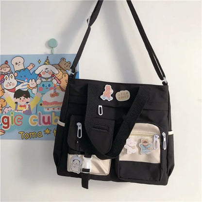 Waterproof Nylon Shoulder &amp; Crossbody Tote for Women
