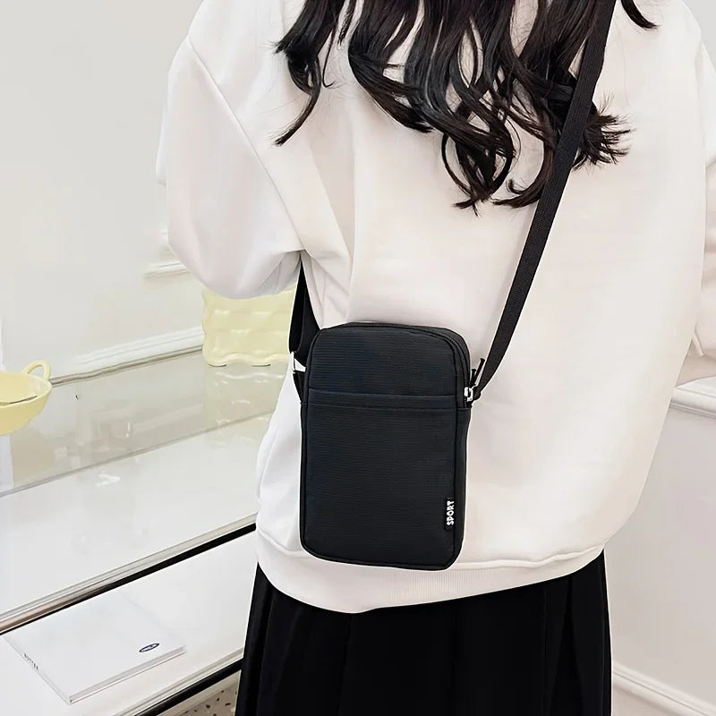 Casual Cotton Shoulder Messenger Bag – Mobile &amp; Card Crossbody