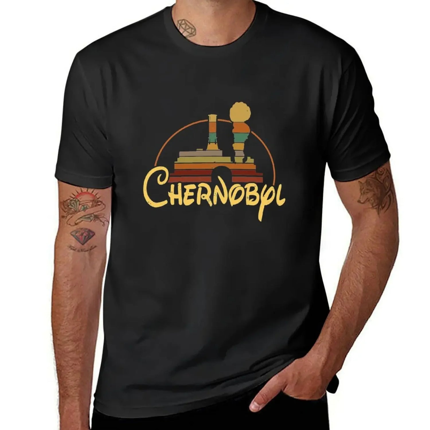 Chernobyl “Not Great, Not Terrible” Graphic T-Shirt | Nuclear Fantasy Logo Cotton Tee