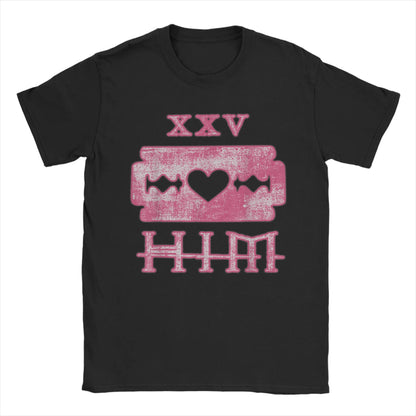 Ville Valo HIM Heartagram Pentagram T-Shirt | Classic Cotton Tee
