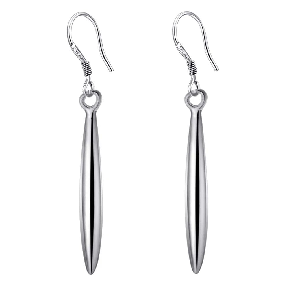 Sterling Silver Heart Stud Earrings for Women