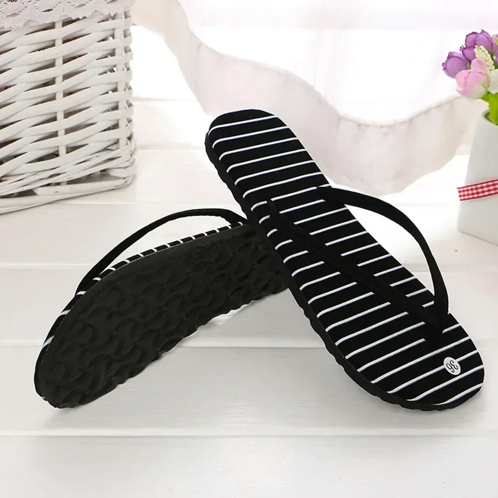 Summer Leopard Rubber Flip-Flops