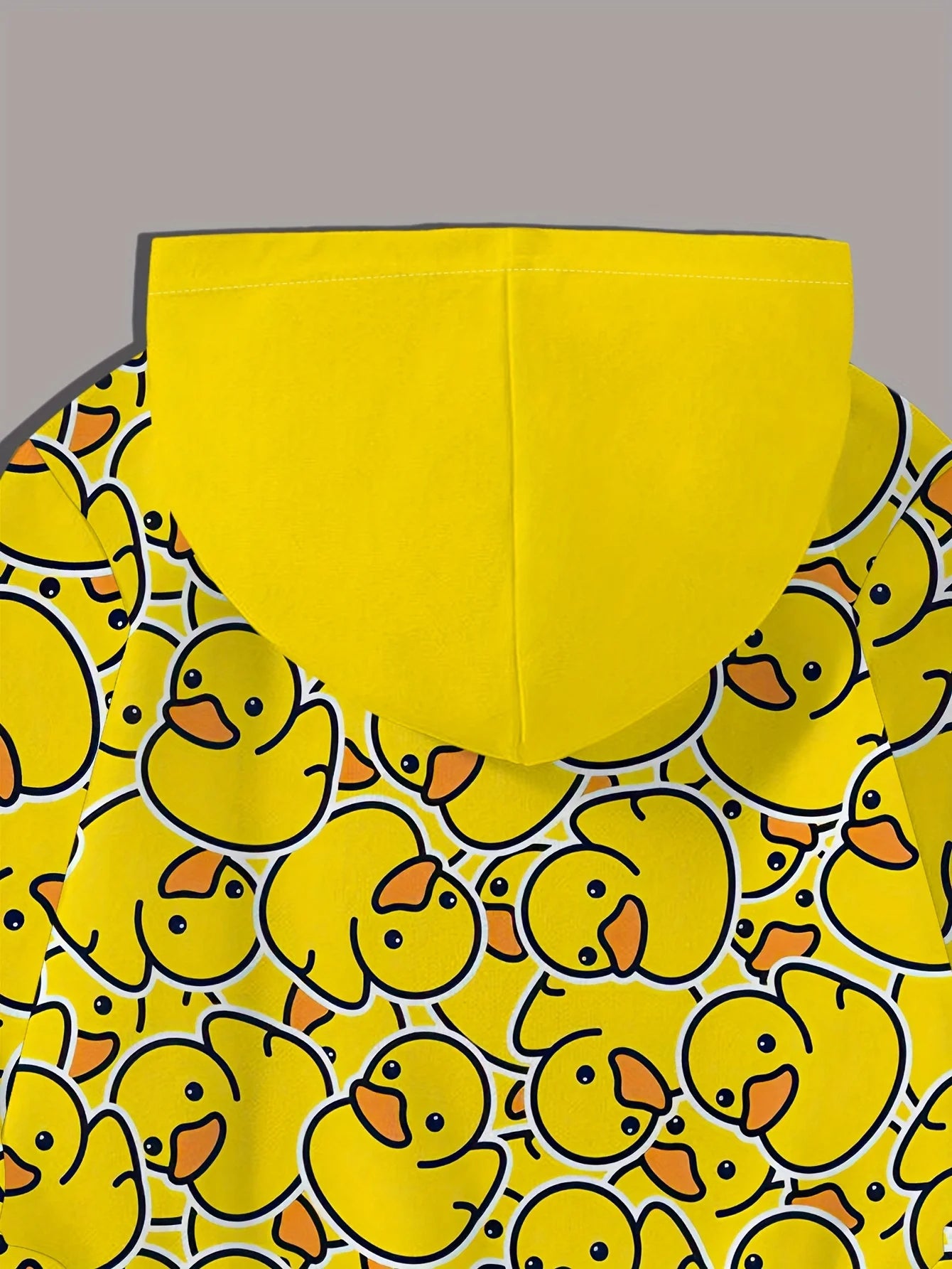 Little Yellow Duck 3D Print Zipper Hoodie | Men&