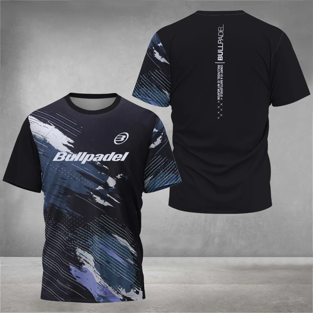 Men’s Padel Quick-Dry Sports T-Shirt | Breathable Summer Fitness Tee