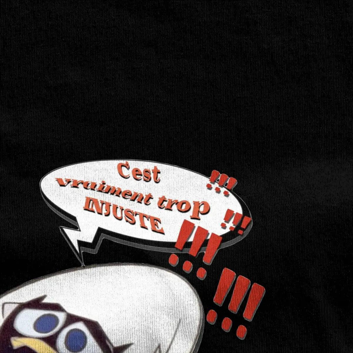 Calimero Cartoon Chicken T-Shirt | Men’s Cotton Casual Short Sleeve Streetwear Tee