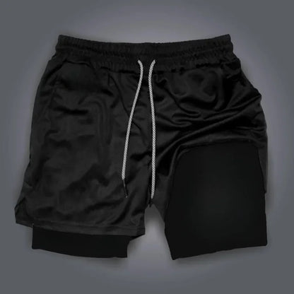 Dragon Ball Anime GOKU Double-Layer Shorts | Sporty Summer Men’s Breathable Pants