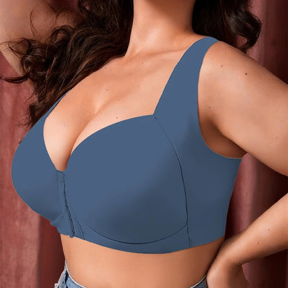 Large Size Seamless Front Button Bras | Vest-Style, Comfortable All-Day Support