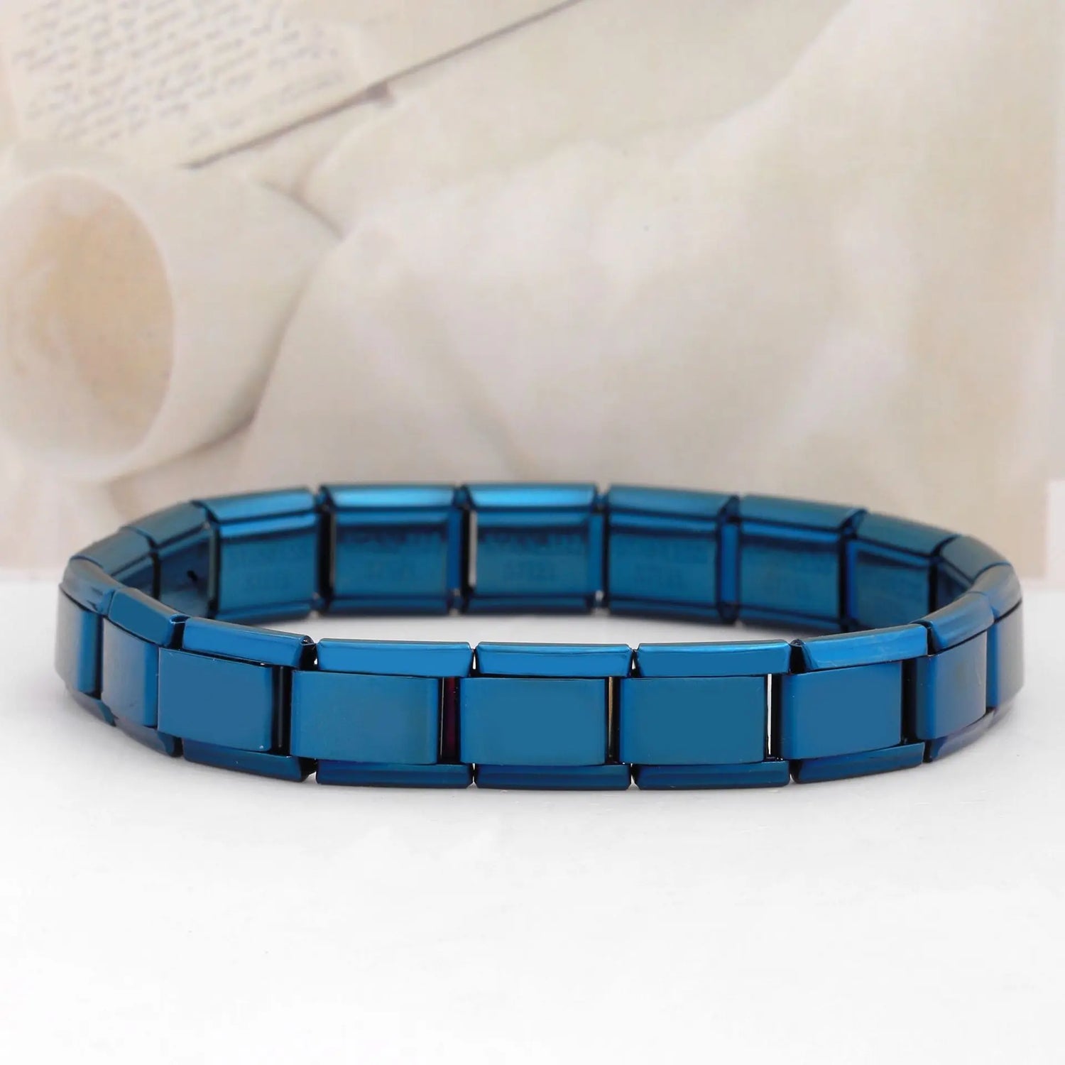 Trendy Square Italian Stainless Steel Bracelet