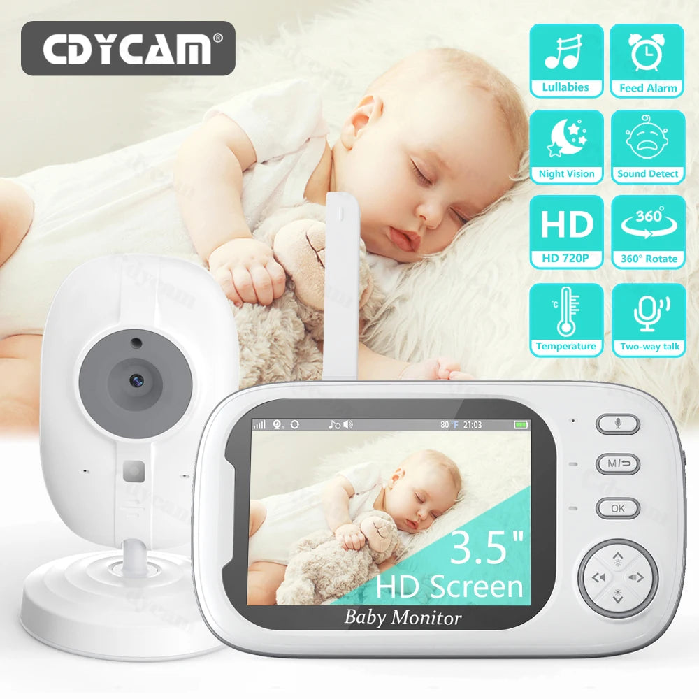 Wireless Video Baby Monitor with Night Vision &amp; Temperature Monitoring