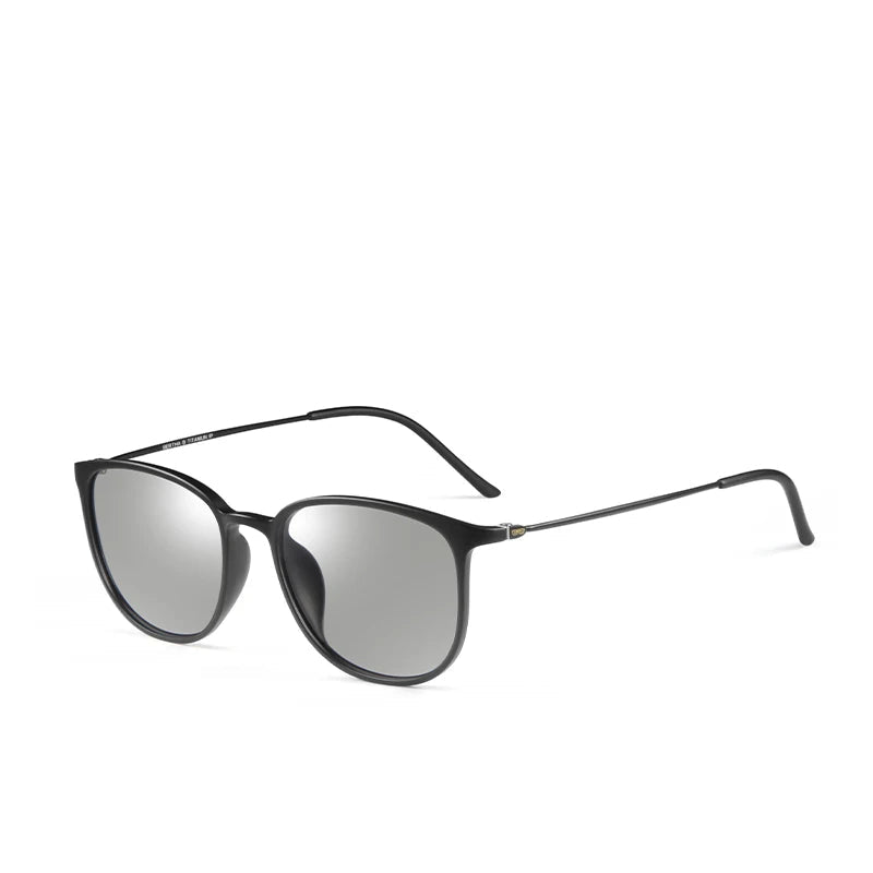 Oval Men’s Sunglasses – Photochromic Polarized UV400 Driving Shades