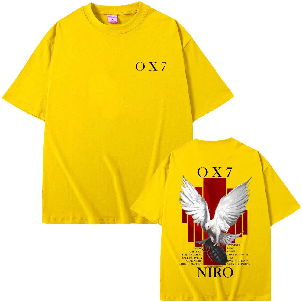 Rapper Niro OX7 Album Graphic T-Shirt | Vintage Hip Hop Streetwear Tee