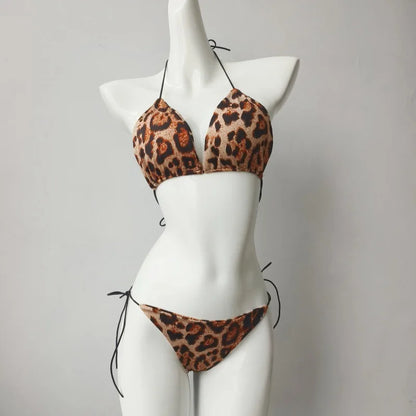 Summer Swimsuit Women’s Sexy Bikini Set with Padded Bra