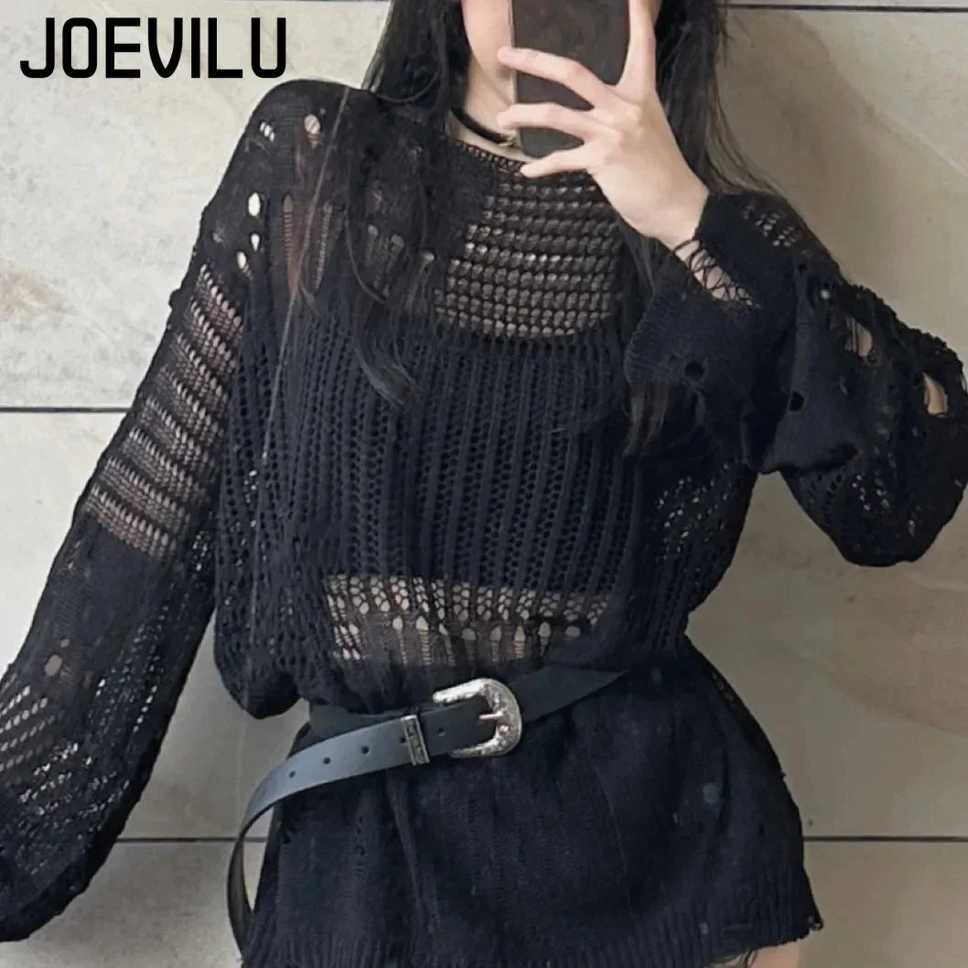 Women’s Summer Loose Long Sleeve Korean Sweater Top