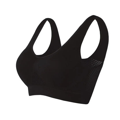 Sport Bra Top Breathable Brassieres Removable pad Sports bras Woman Running Gym Clothing Wireless Underwear For Women Yoga Bra