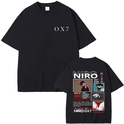 Rapper Niro OX7 Album Graphic T-Shirt | Vintage Hip Hop Streetwear Tee