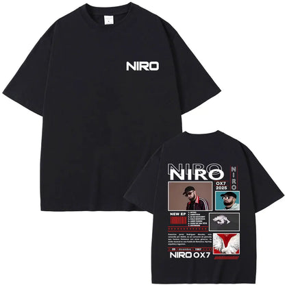 Rapper Niro OX7 Album Graphic T-Shirt | Vintage Hip Hop Streetwear Tee