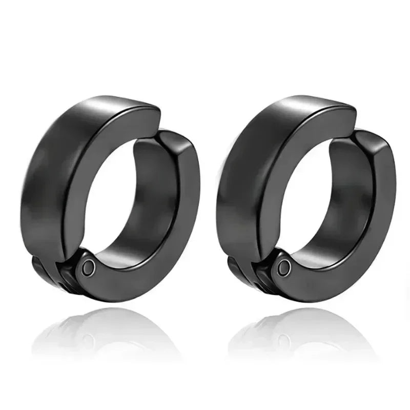 Round Stainless Steel Punk Ear Clip
