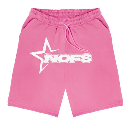 Men New Fashion Letter Graphics T-shirt Hip-hop Punk Summer Short Sleeve American Street Tops Shorts Set Y2K 2024 Men&