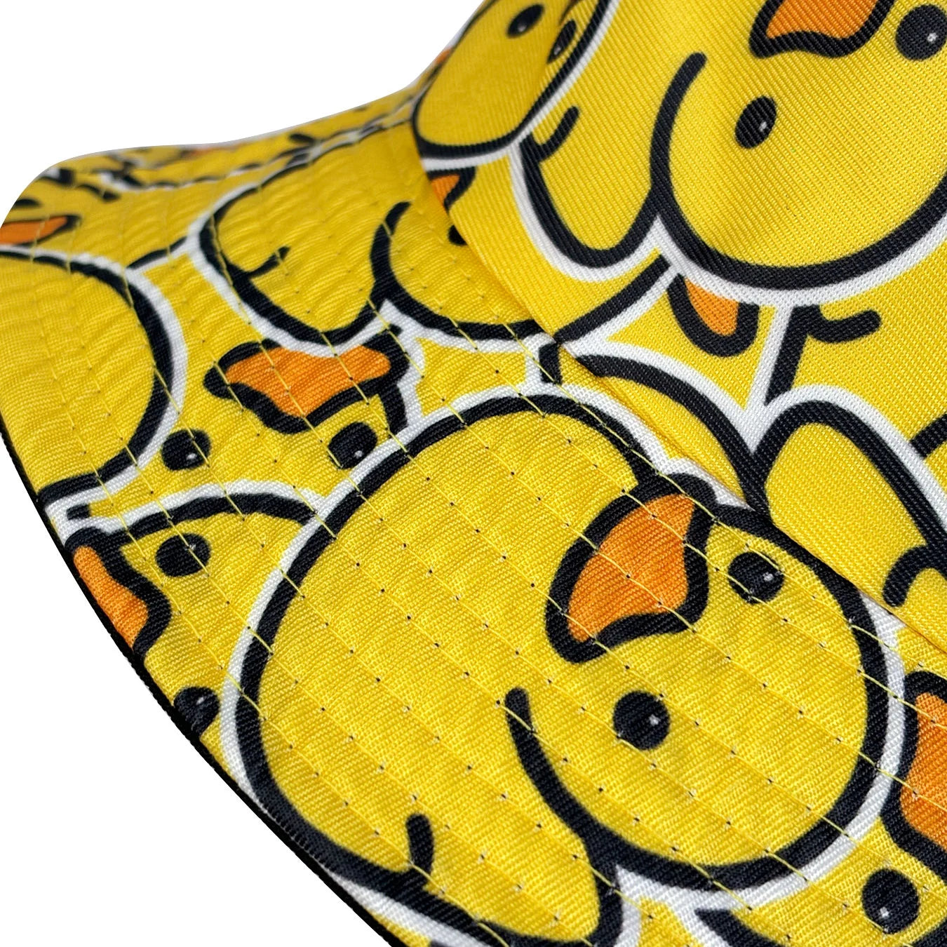Reversible Cartoon Duck Print Bucket Hat | Unisex Foldable Sun Protection Cap