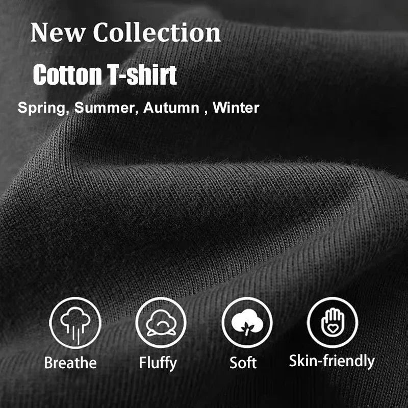Men’s Casual Animal Print Cotton T-Shirt