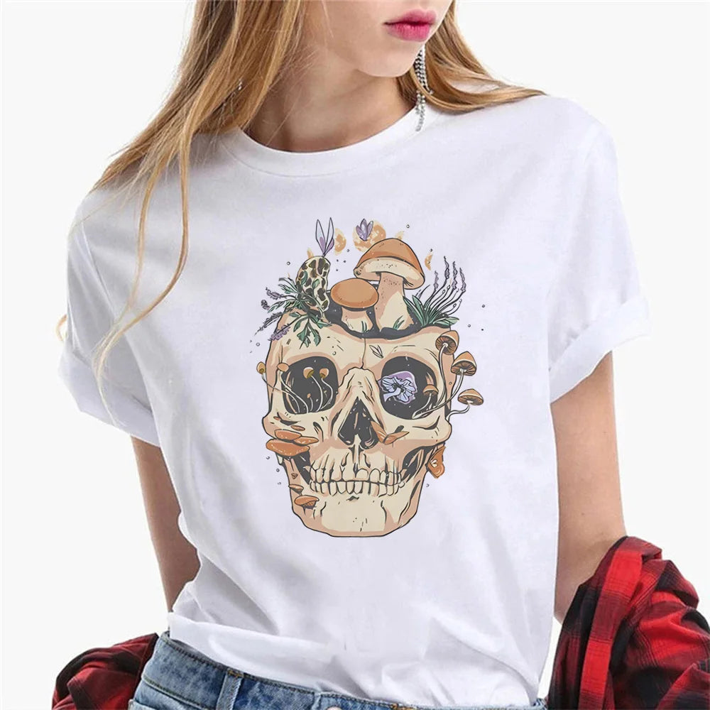 Goblincore t shirt women graphic designer t-shirts girl harajuku clothes
