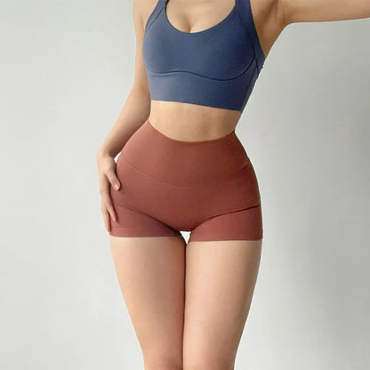 Women’s High-Waist Yoga Shorts | Hip-Lifting Fitness Activewear