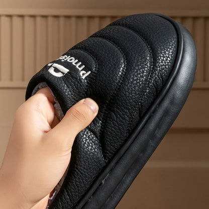 Men’s Warm EVA Memory Foam Slippers | Comfortable Indoor Shoes
