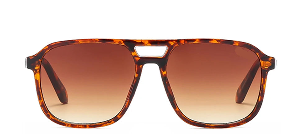 Oversized Mirror UV400 Fashion Sunglasses – Unisex Square Retro Shades
