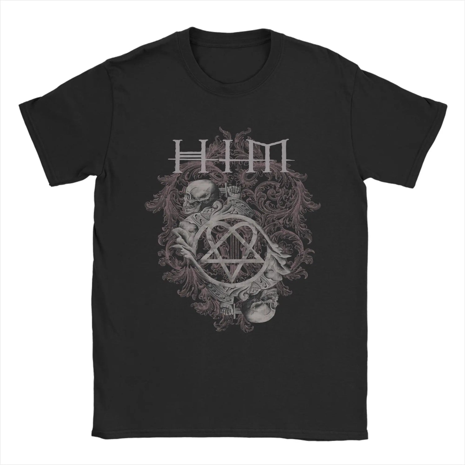 Harajuku Ville Valo Arch T-Shirt | HIM Band Inspired Aesthetic Tee