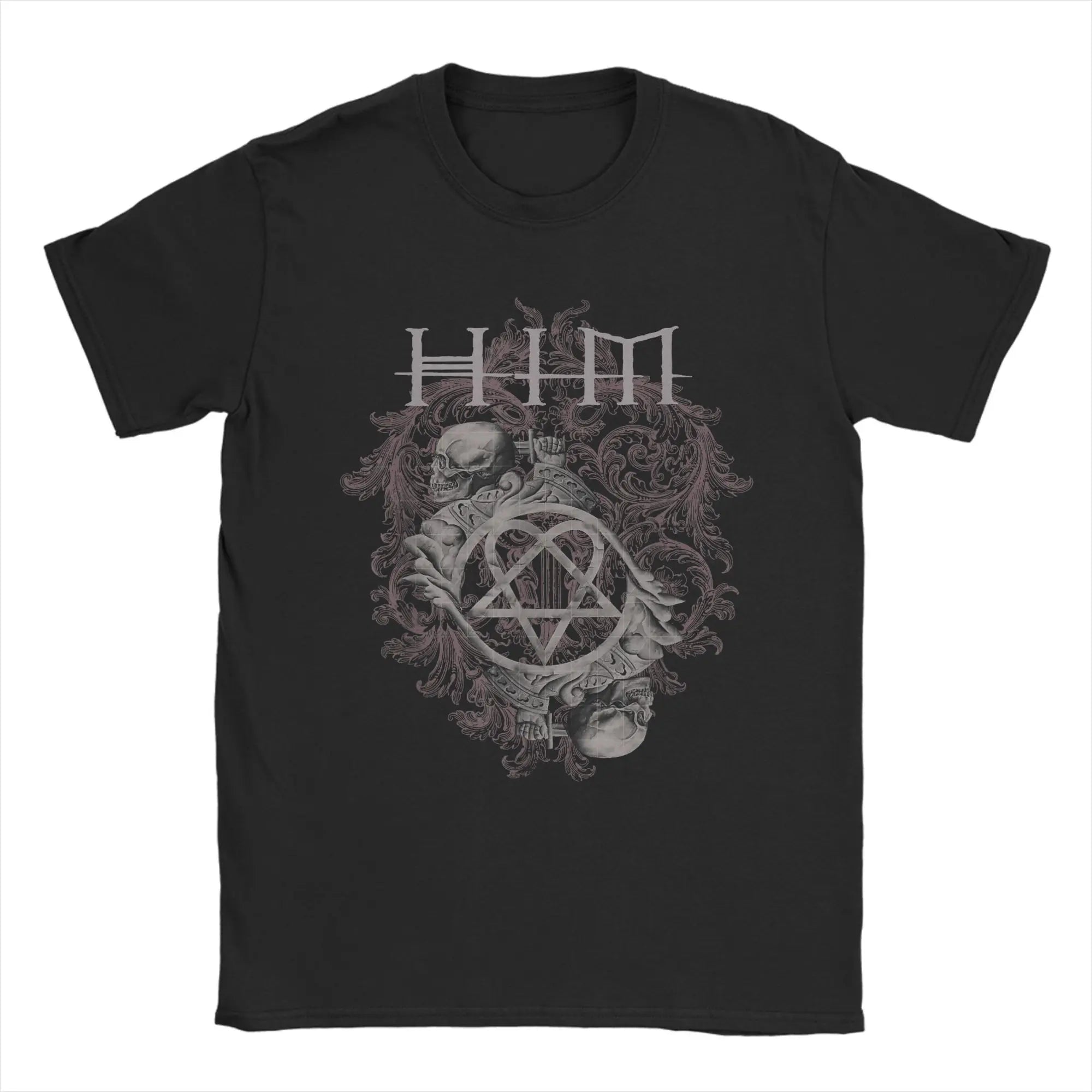Harajuku Ville Valo Arch T-Shirt | HIM Band Inspired Aesthetic Tee