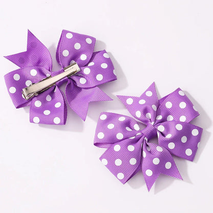 3Pcs Kids Cute Solid Dot Hairpin &amp; Colorful Heart Sunglasses Set