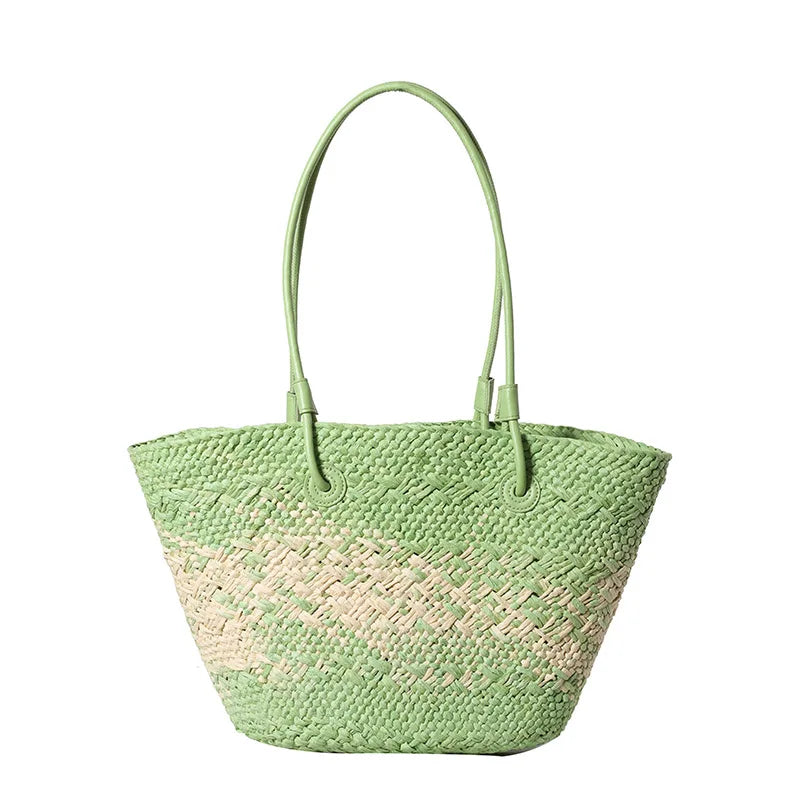 Woven Summer Beach Handbag for Women