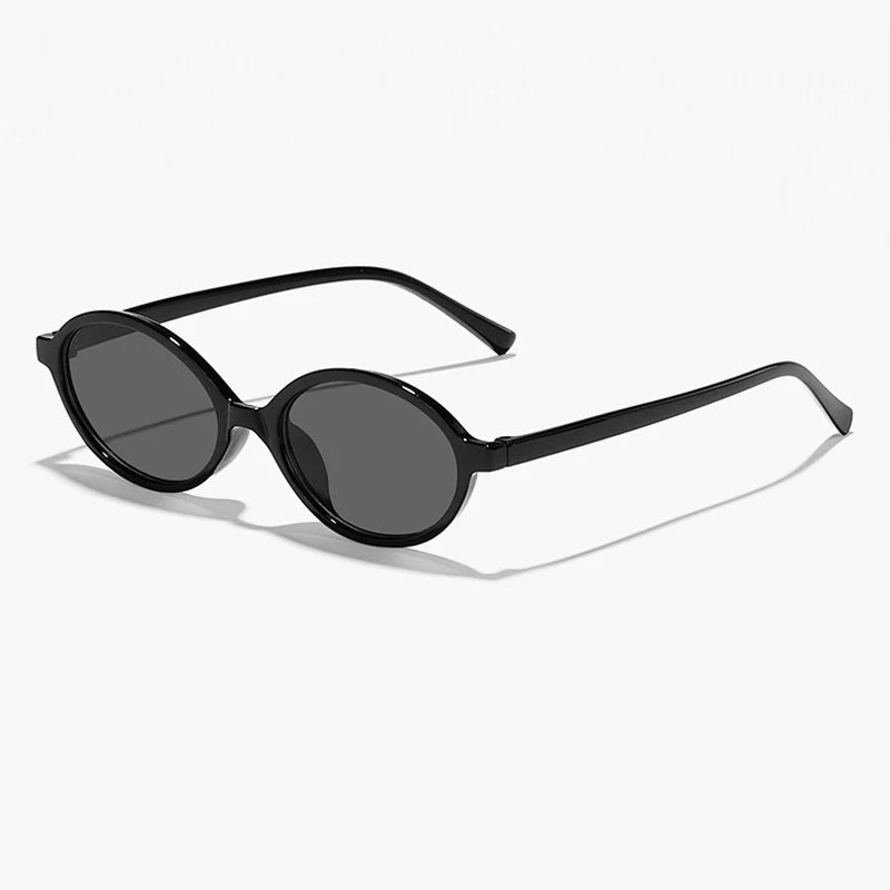 Small Oval Leopard Sunglasses for Women