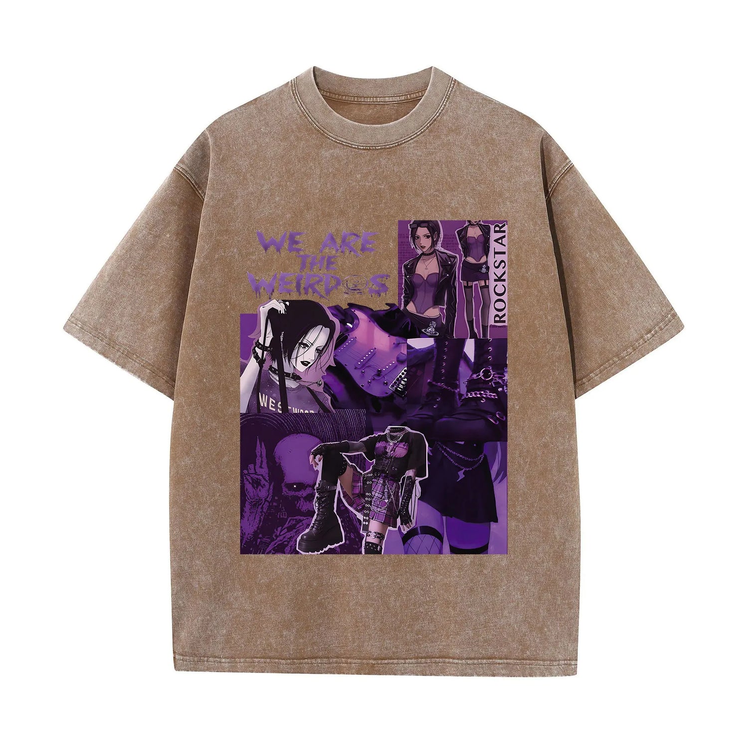 Japanese Anime Nana Osaki Vintage Washed Graphic T-Shirt