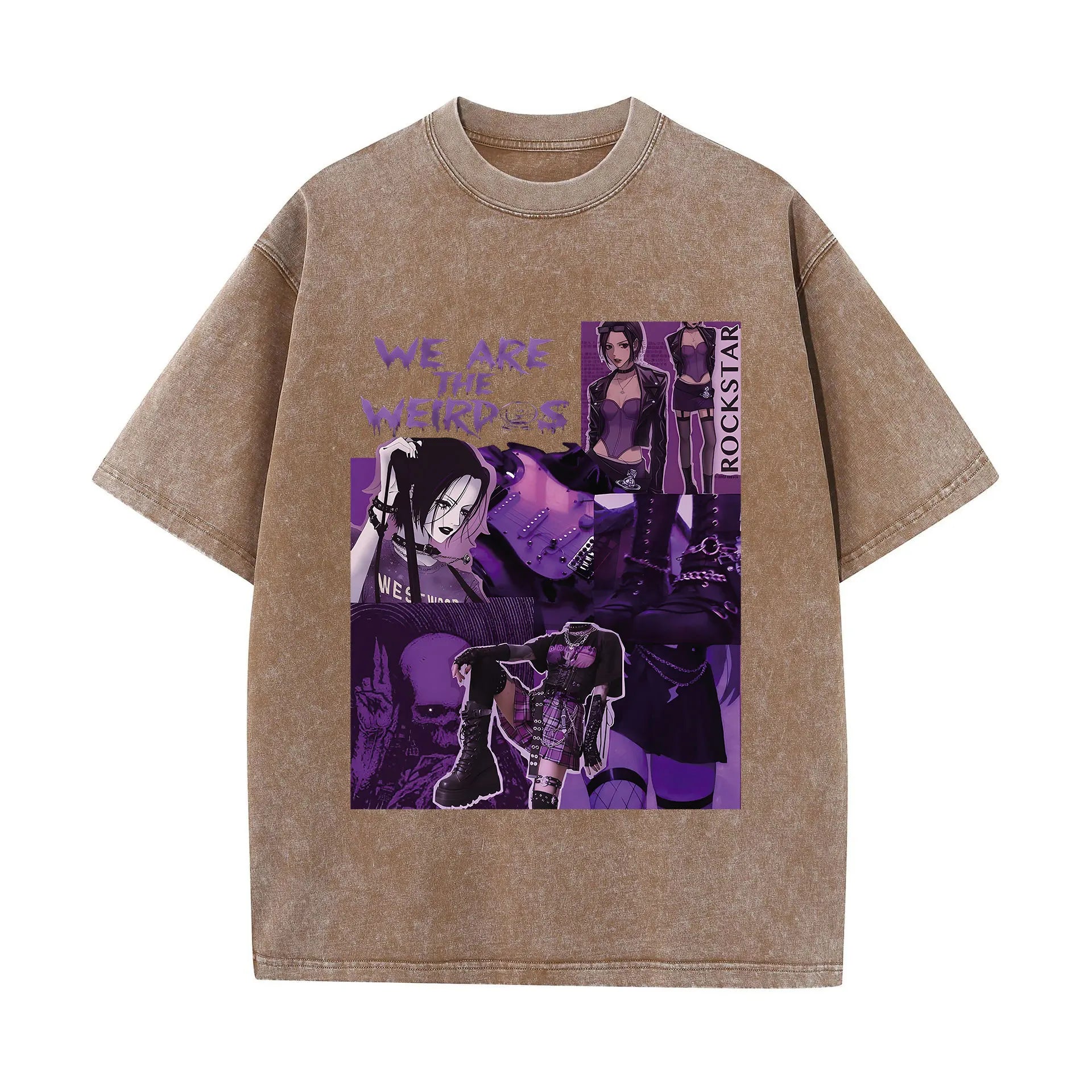 Japanese Anime Nana Osaki Vintage Washed Graphic T-Shirt