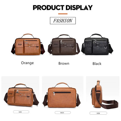 JEEP BULUO Multi-function Business Handbags for Men