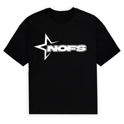 Men New Fashion Letter Graphics T-shirt Hip-hop Punk Summer Short Sleeve American Street Tops Shorts Set Y2K 2024 Men&