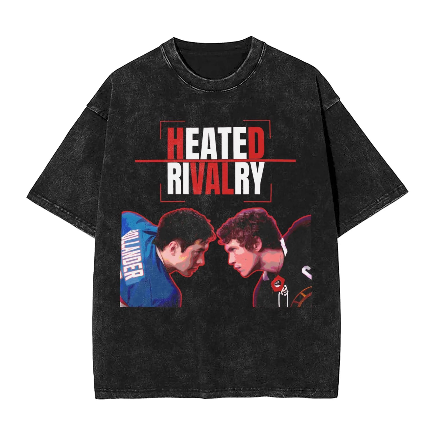 Heated Rivalry Shane Hollander T-Shirt | Washed Cotton Streetwear Graphic Tee