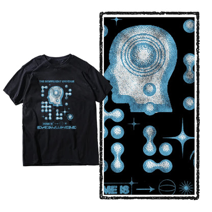 Coolmind Graphic T-Shirt | Big Size Cotton Unisex Tee