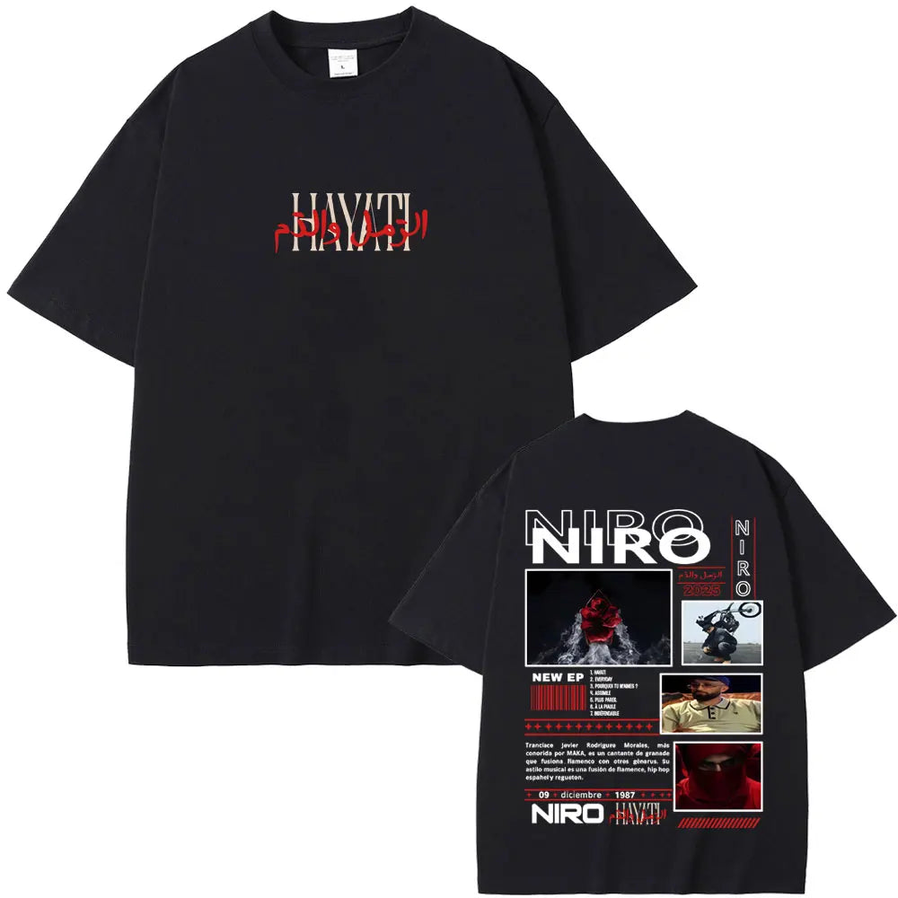 Rapper Niro OX7 Album Graphic T-Shirt | Vintage Hip Hop Streetwear Tee